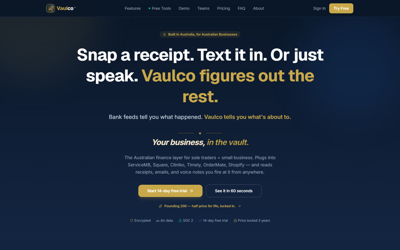 Vaulco — built by Golden & Co.